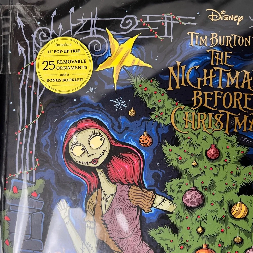 Disney Nightmare Before Christmas Pop-up Advent Calendar Tree Booklet‎